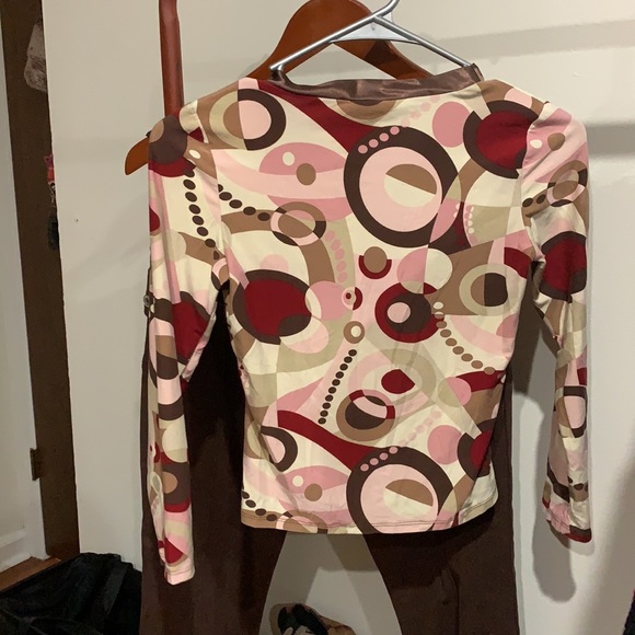 y2k limited too abstract print long sleeve shirt - Picture 4 of 4